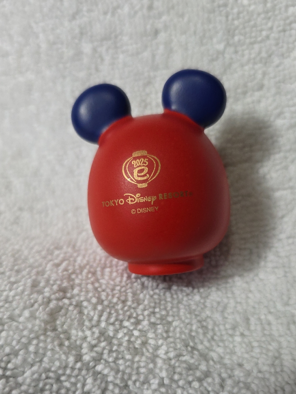 Tokyo Disney Resort Mickey Mouse Daruma Figure 2025 Red - Picture 3 of 6